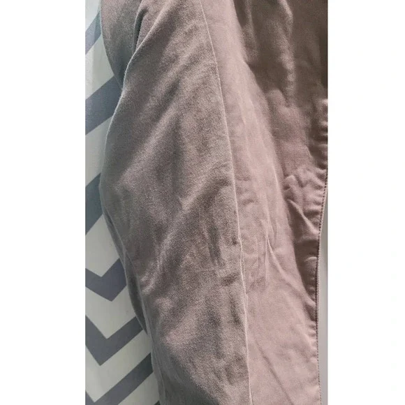 Garnet Hill Moto Jacket Size 6 Army Green - Picture 5 of 7